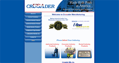 Desktop Screenshot of crusadermfg.com